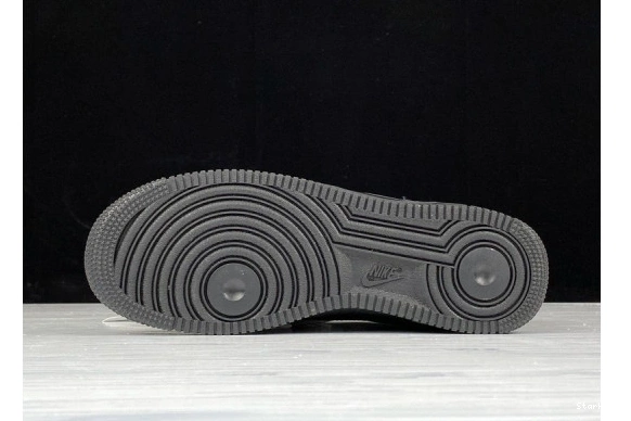 Black  Air Supreme CU9225-001 Force Low 1 Nike  0124